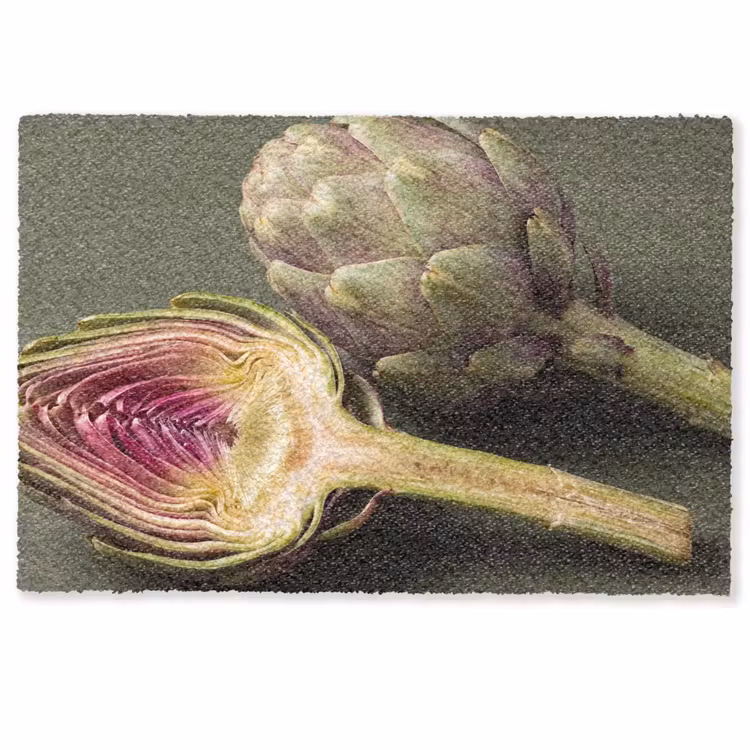 Doormat - Artichoke - Purple - Food - Artisjok - Paars - Voedsel Deurmat klein