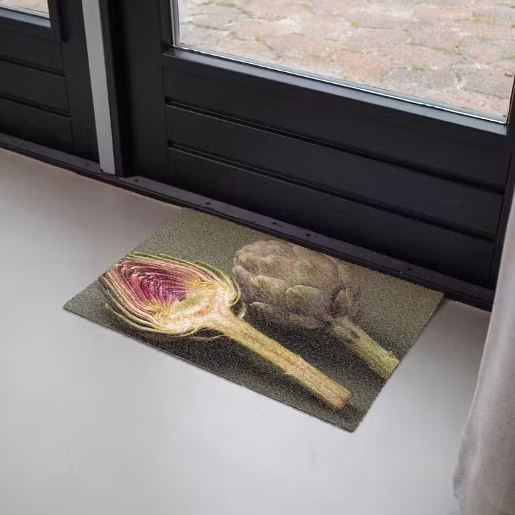 Doormat - Artichoke - Purple - Food - Artisjok - Paars - Voedsel Deurmat klein
