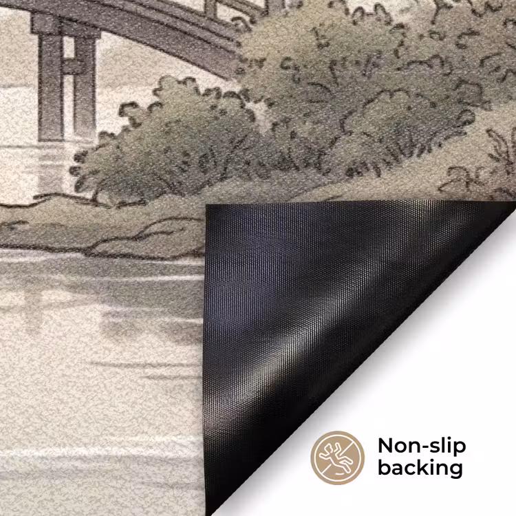 Azië - Landschap - Kleurrijk Deurmat klein -antislip_EN