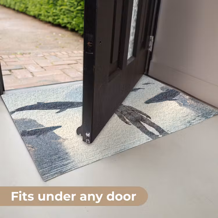 Doormat - Astronaut - Whale - Fantasy - Ruimtevaarder - Walvis - Fantasie Deurmat klein