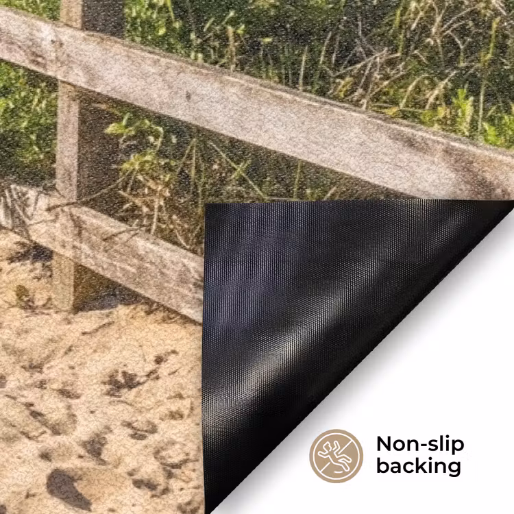 Strand - Zandpad - Oceaan - Natuur Deurmat klein -antislip_EN