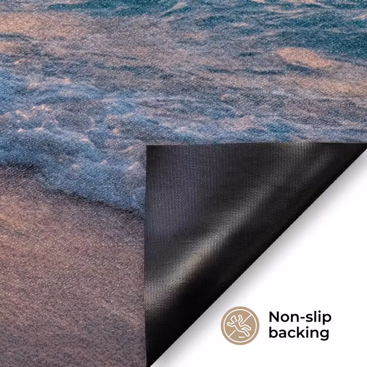 Strand - Zonsopgang - Tropisch - Natuur - Oranje Deurmat klein -antislip_EN
