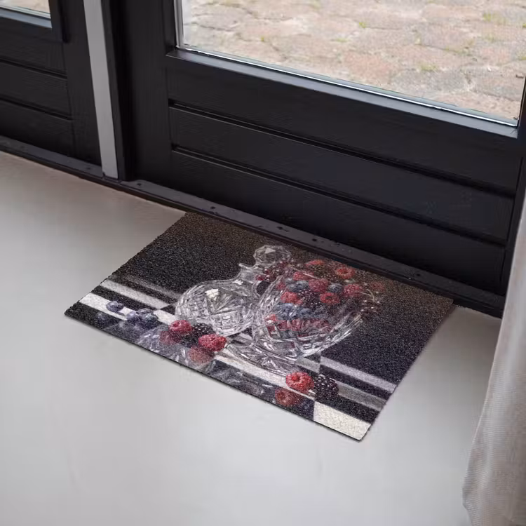 Doormat - Berries - Crystal - Still Life - Bessen - Kristal - Stilleven Deurmat klein