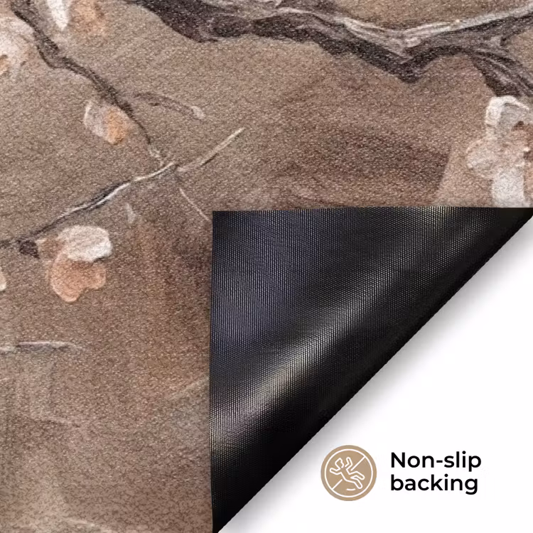 Bloesem - Takken - Schilderij - Beige - Serene Deurmat klein -antislip_EN