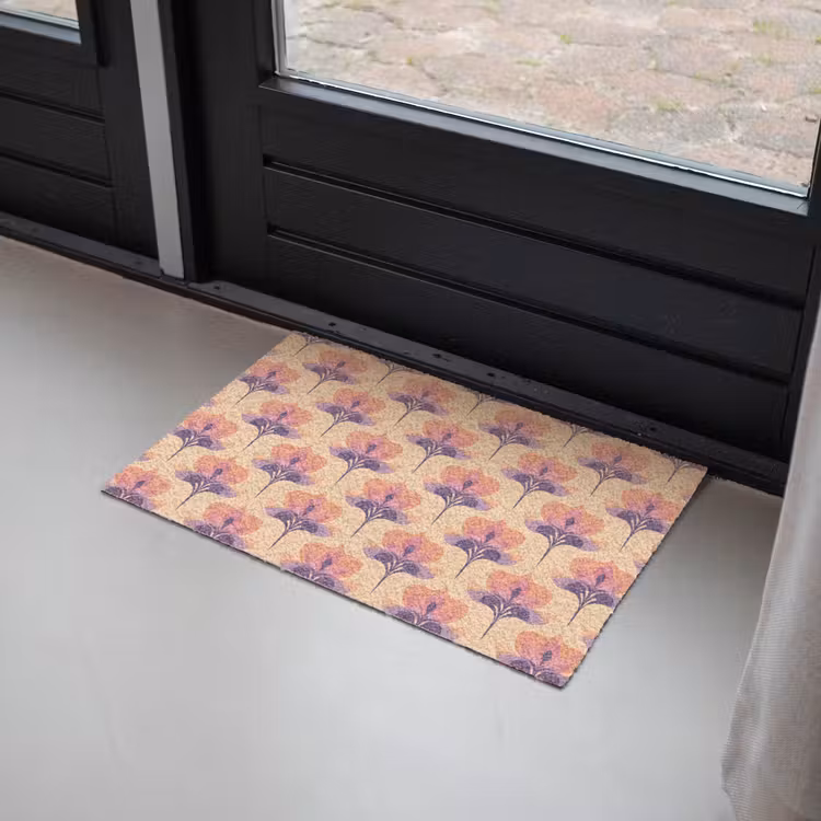 Botanisch - Patroon - Pastel Deurmat klein 898 -sfeer2