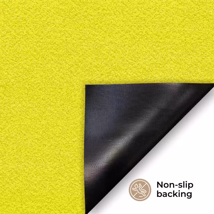 Bright - Canary - Geel Deurmat klein 898 -antislip_EN