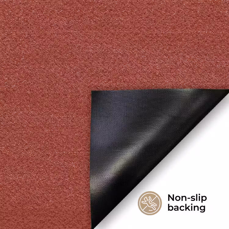 Burnt - Copper - Rood Deurmat klein 898 -antislip_EN