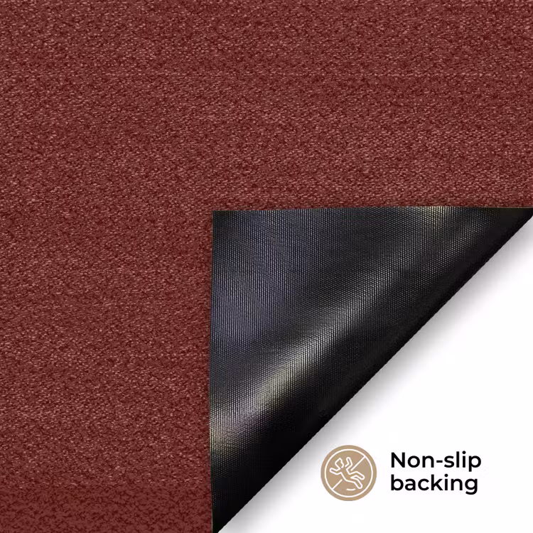 Burnt - Mahogany - Rood Deurmat klein 898 -antislip_EN