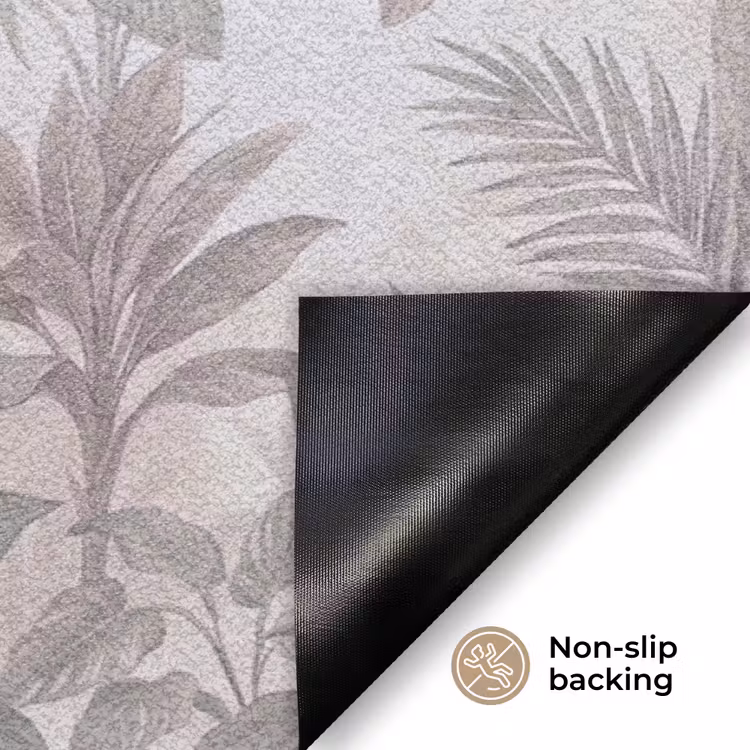 Kat - Vogel - Jungle - Illustratie - Dieren Deurmat klein -antislip_EN