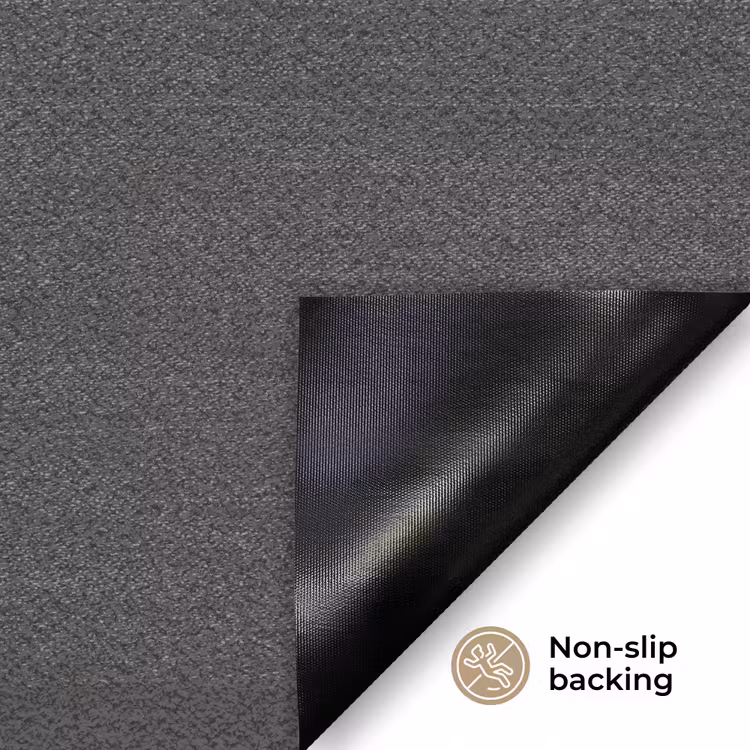 Charcoal - Grijs- Grey Deurmat klein 898 -antislip_EN