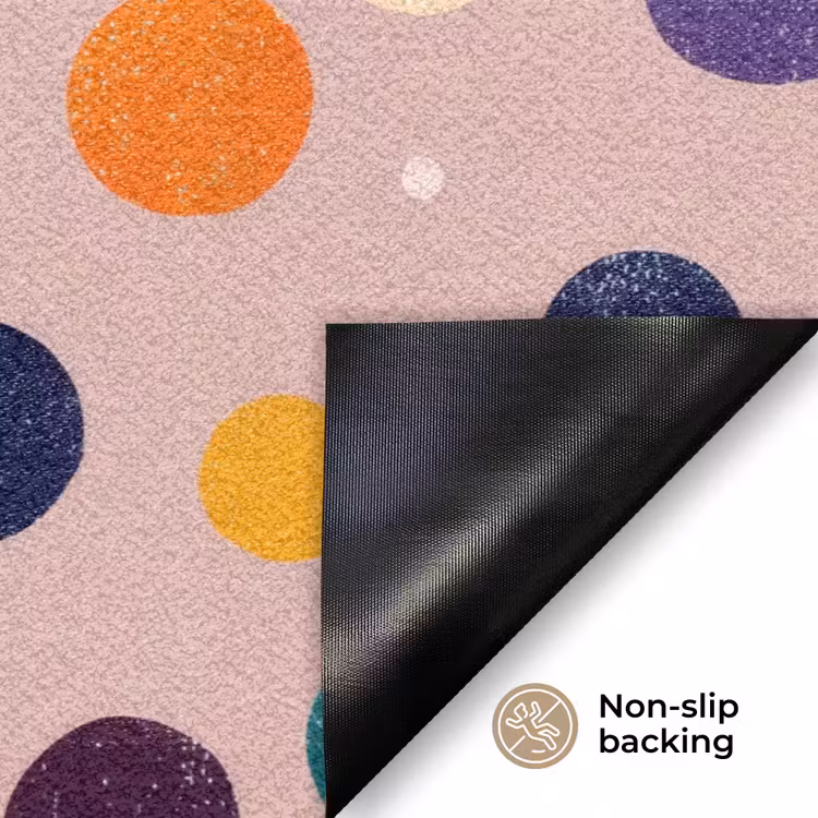 Cirkels - Patroon - Kleurrijk Deurmat klein 898 -antislip_EN