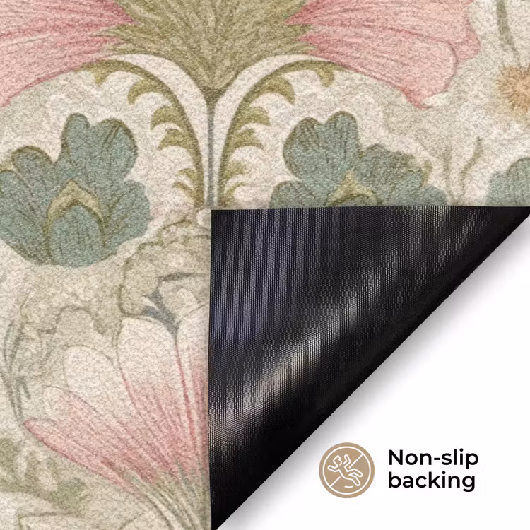 Klassiek - Patroon - Roze Deurmat klein 898 -antislip_EN