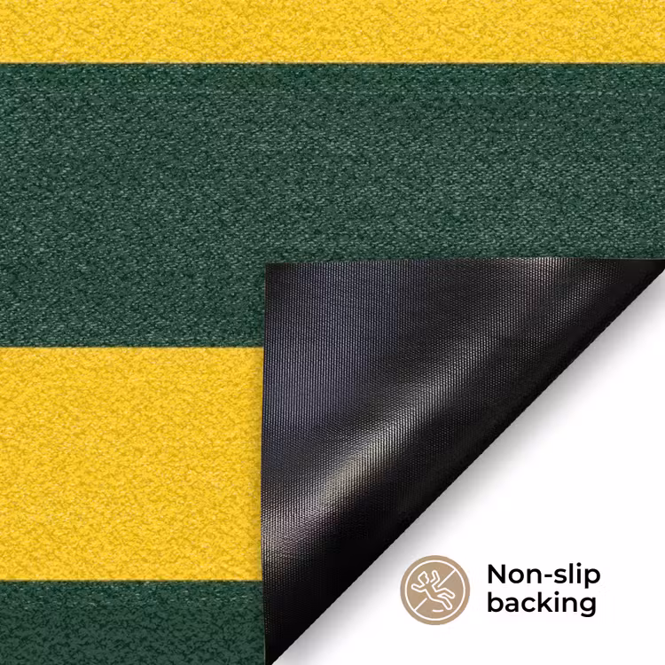 Klassiek - Strepen - Groen Deurmat klein 898 -antislip_EN