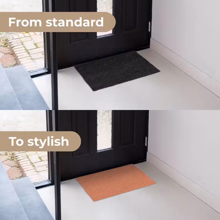 Classic - Terracotta - Oranje Deurmat klein 898 -voor-na_EN