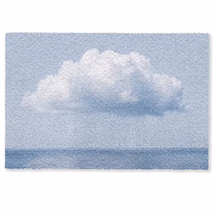 Doormat - Cloud - Rain - Nature - Wolk - Regen - Natuur Deurmat klein