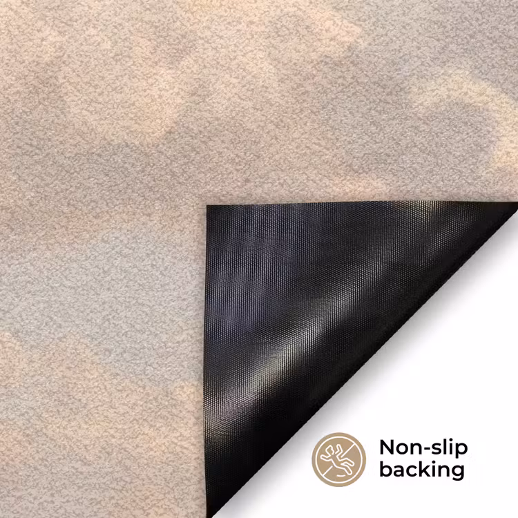 Wolken - Zacht - Natuur - Klassiek - Beige Deurmat klein -antislip_EN