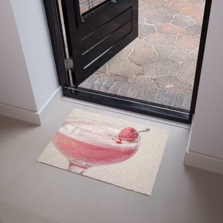 Cocktail - Framboos - Drank - Modern - Roze Deurmat klein -sfeer5