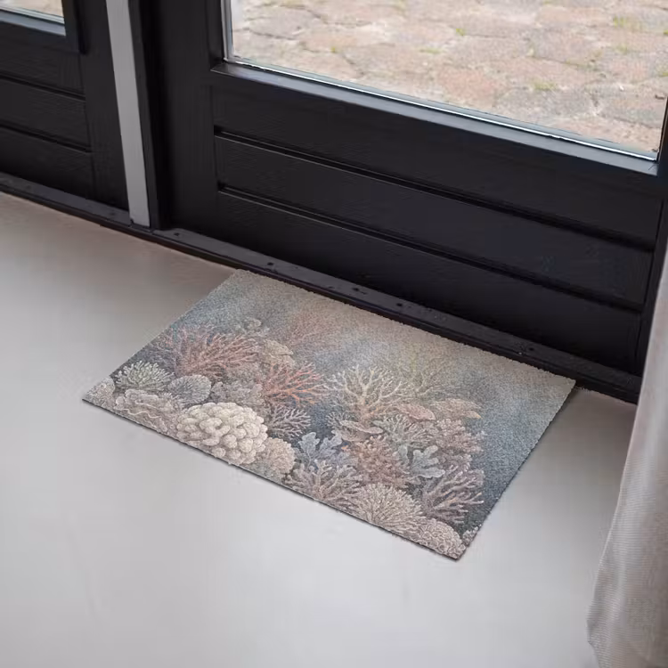 Koraal - Zeeleven - Onderwater - Illustratie - Natuur Deurmat klein -sfeer2