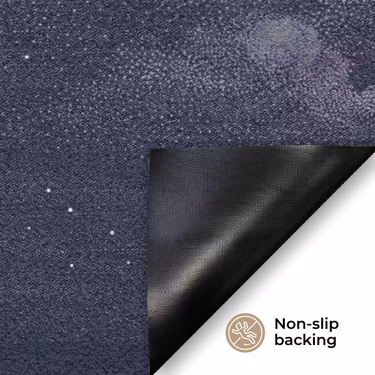Kraanvogels - Nachthemel - Blauw Deurmat klein -antislip_EN