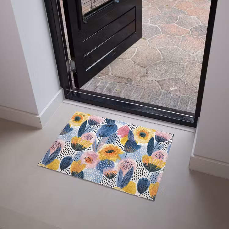 Creatief - Patroon - Kleurrijk Deurmat klein 898 -sfeer5
