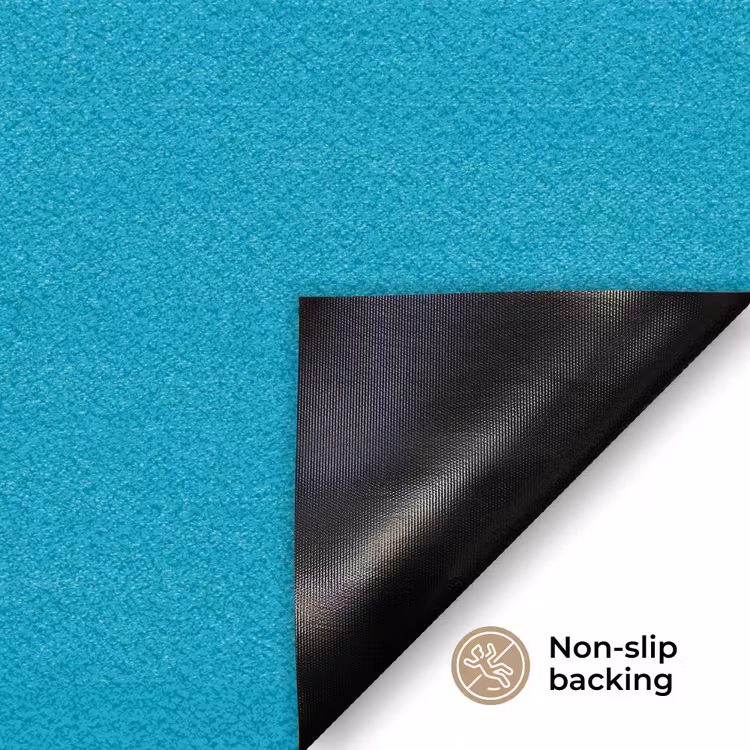 Deep - Turquoise - Turkoois Deurmat klein 898 -antislip_EN