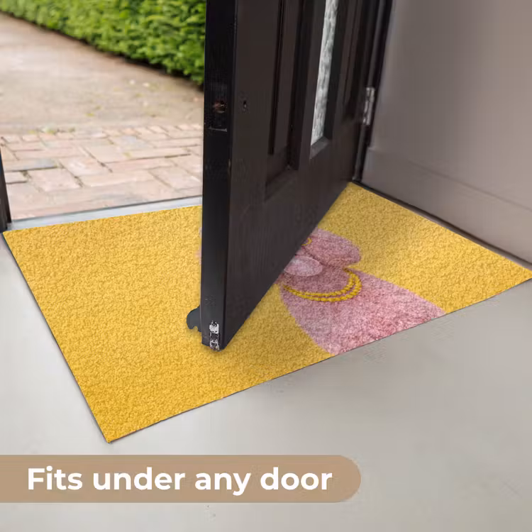 Hond - Kauwgum - Dieren - Modern - Roze Deurmat klein -USP_EN