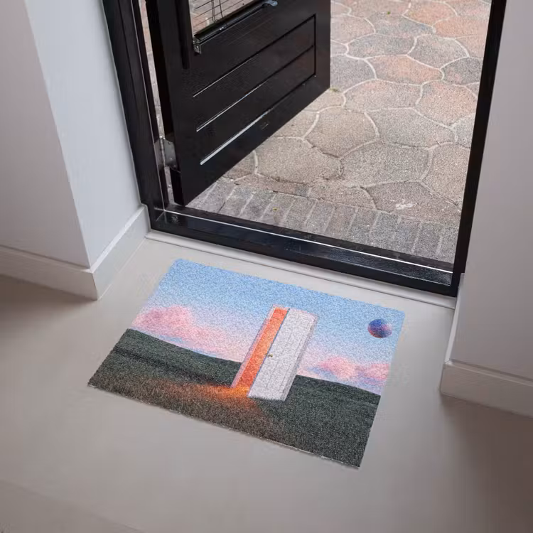 Doormat - Door - Fantasy - Space - Deur - Fantasie - Ruimte Deurmat klein