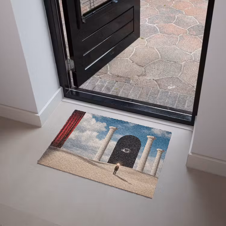 Doormat - Dream - Desert - Eye - Droom - Woestijn - Oog Deurmat klein