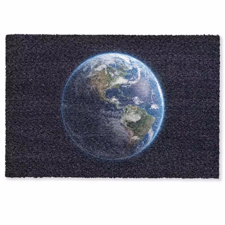 Doormat - Earth - Space - Cosmos - Aarde - Ruimte - Kosmos Deurmat klein