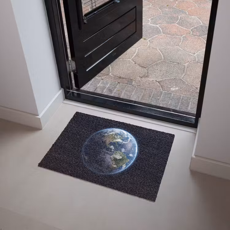 Doormat - Earth - Space - Cosmos - Aarde - Ruimte - Kosmos Deurmat klein