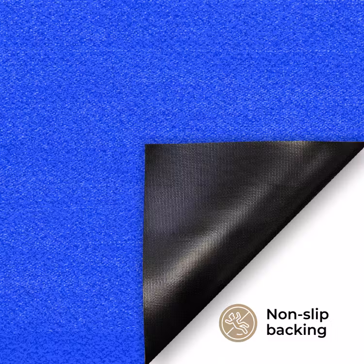 Electric - Blue - Blauw Deurmat klein 898 -antislip_EN