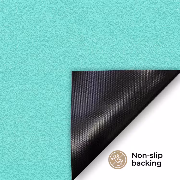 Electric - Cyan - Turkoois Deurmat klein 898 -antislip_EN