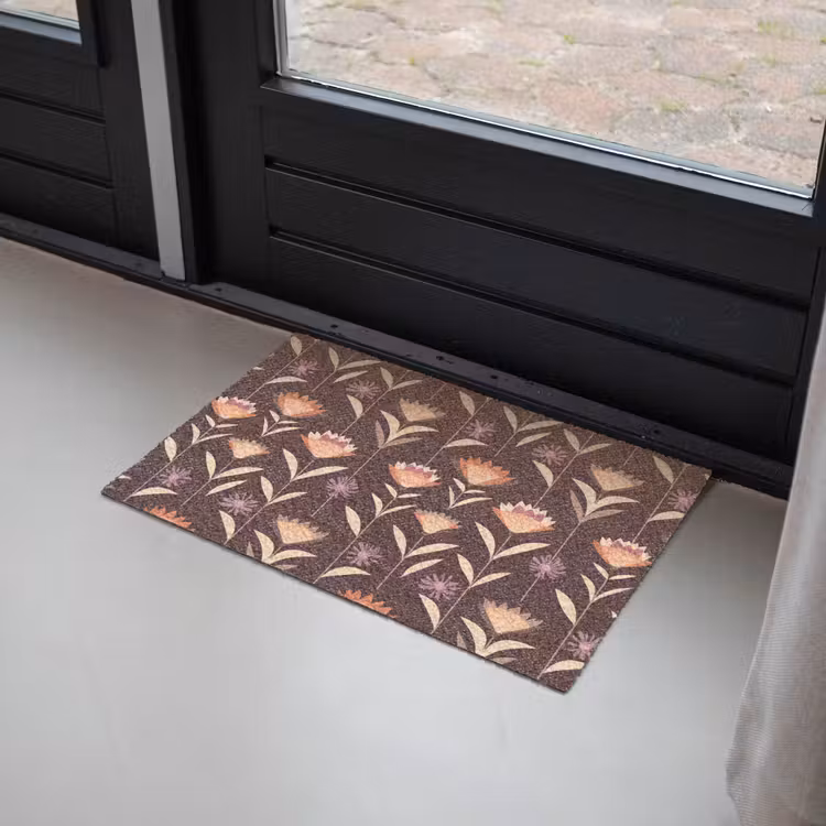 Elegant - Retro - Bruin Deurmat klein 898 -sfeer2