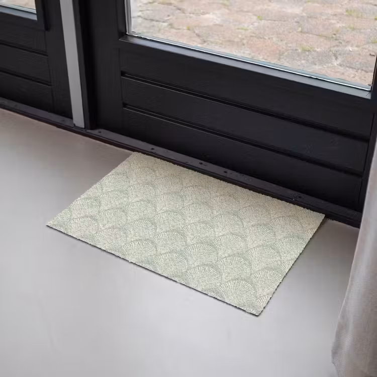 Waaiers - Patroon - Groen Deurmat klein 898 -sfeer2