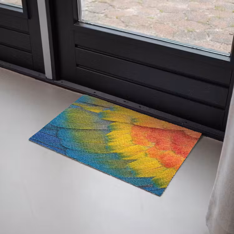 Veren - Ara - Kleurrijk Deurmat klein -sfeer2