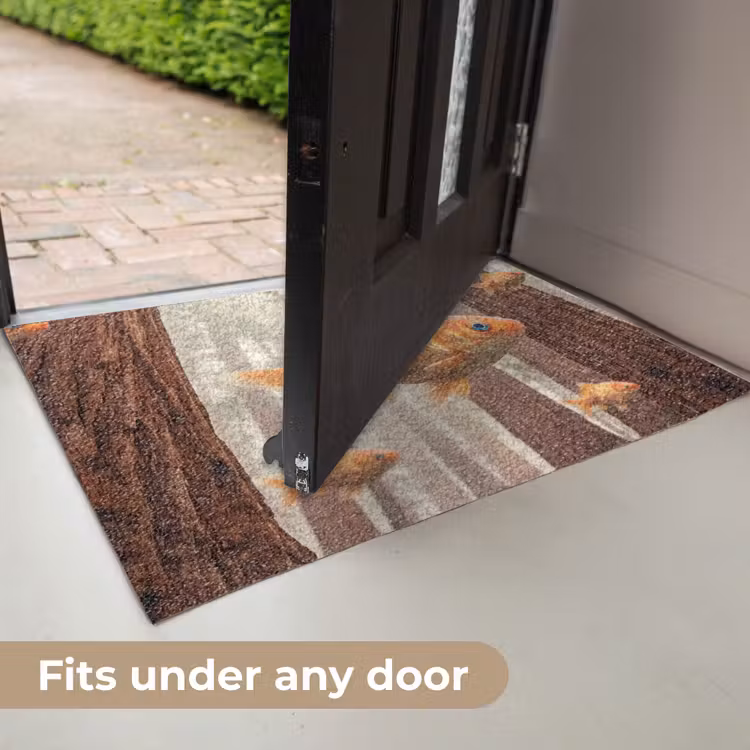 Doormat - Fish - Forest - Fantasy - Vis - Bos - Fantasie Deurmat klein