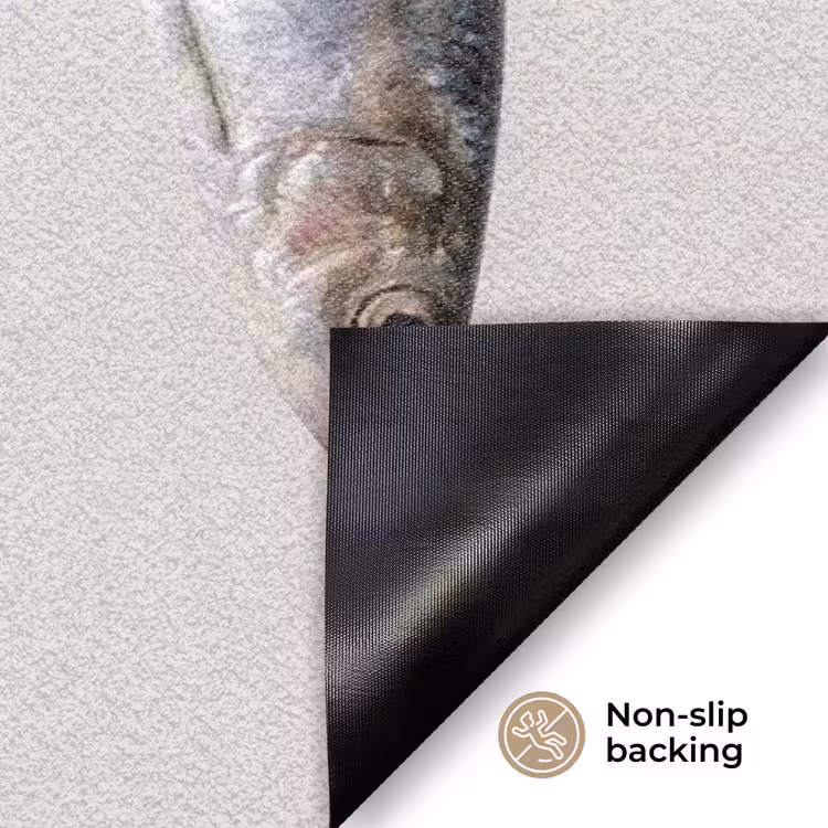 Doormat - Fish - Hanging - Food - Vis - Hangend - Eten Deurmat klein