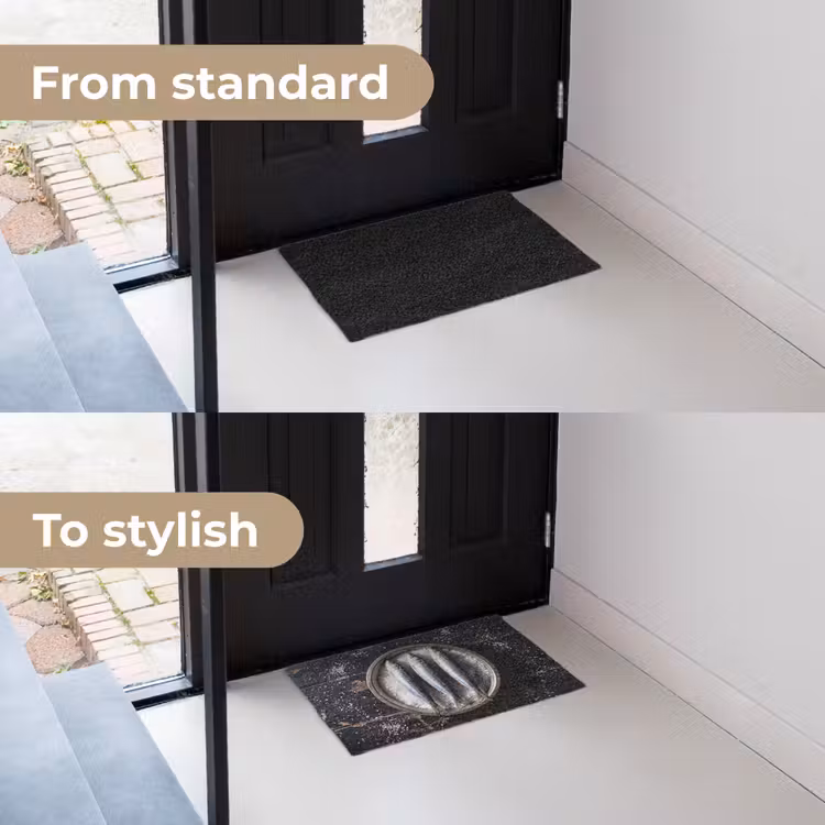 Doormat - Fish - Salt - Food - Vis - Zout - Eten Deurmat klein