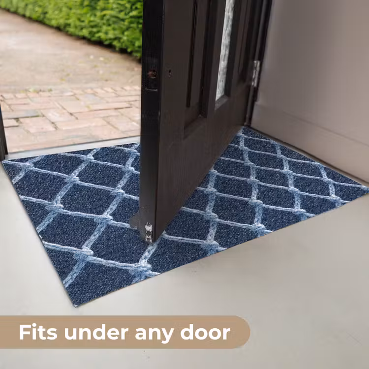 Visnet - Touw - Patroon - Marineblauw Deurmat klein 898 -USP_EN