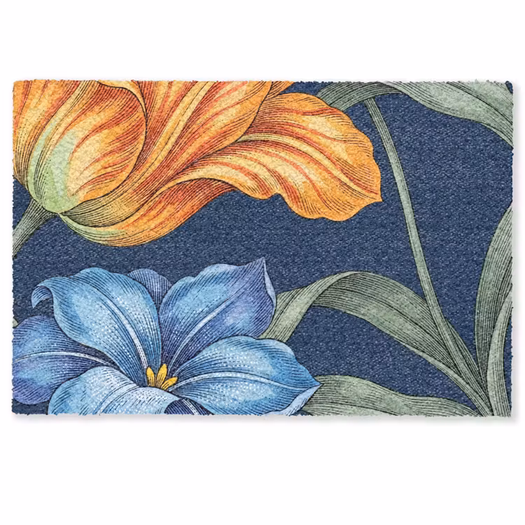 Doormat - Flowers - Botanical - Pattern - Bloemen - Botanisch - Patroon Deurmat klein