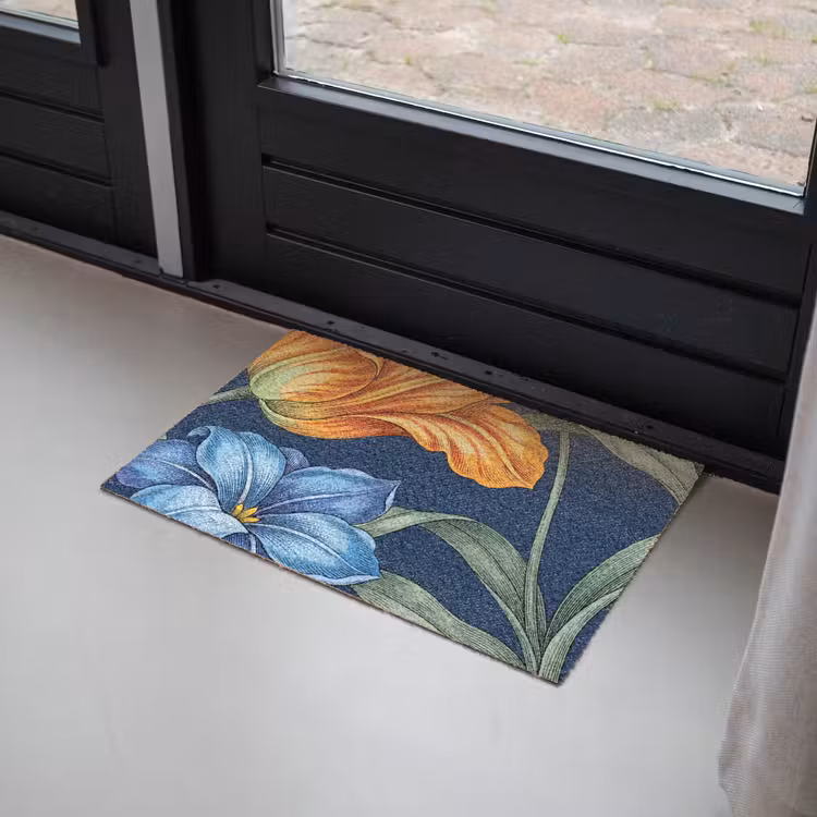 Doormat - Flowers - Botanical - Pattern - Bloemen - Botanisch - Patroon Deurmat klein