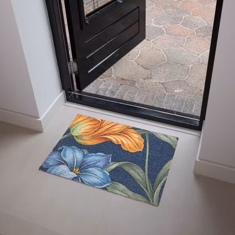 Doormat - Flowers - Botanical - Pattern - Bloemen - Botanisch - Patroon Deurmat klein