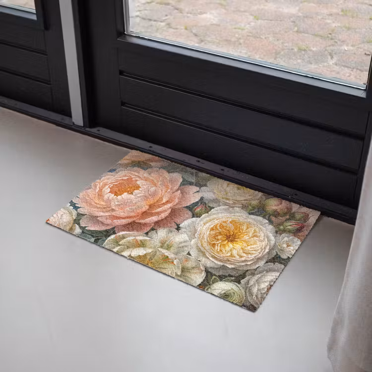 Bloemen - Boeket - Natuur - Klassiek - Kleurrijk Deurmat klein -sfeer2