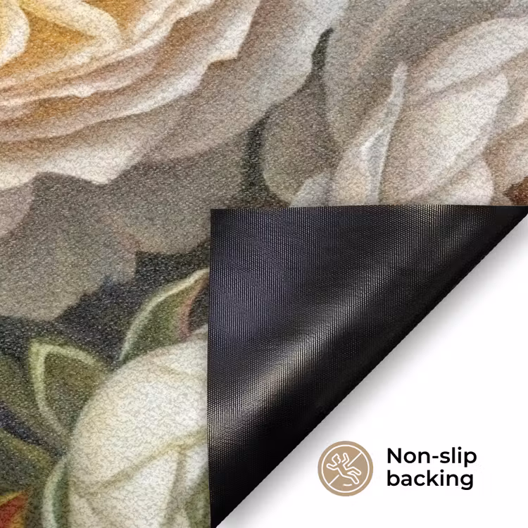 Bloemen - Boeket - Natuur - Klassiek - Kleurrijk Deurmat klein -antislip_EN