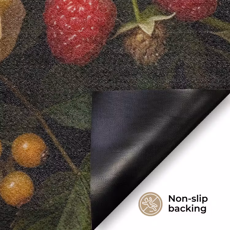 Bloemen - Boeket - Natuur - Klassiek - Geel Deurmat klein -antislip_EN