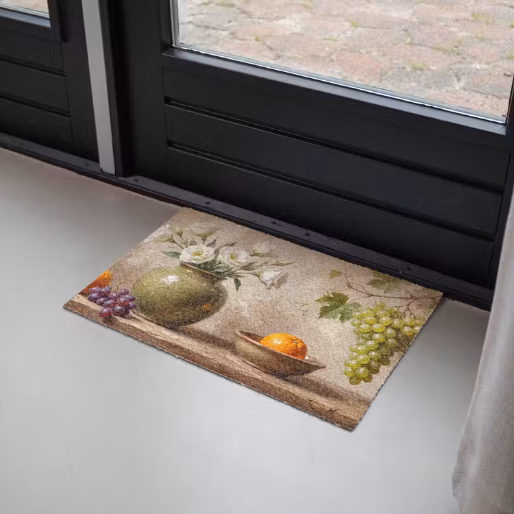 Doormat - Flowers - Fruit - Still Life - Bloemen - Fruit - Stilleven Deurmat klein