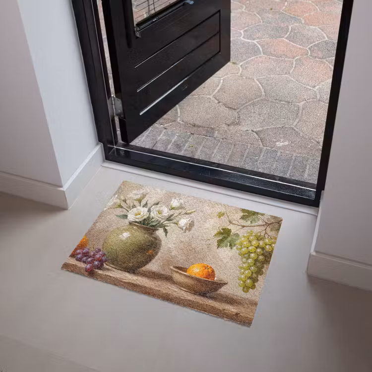 Doormat - Flowers - Fruit - Still Life - Bloemen - Fruit - Stilleven Deurmat klein