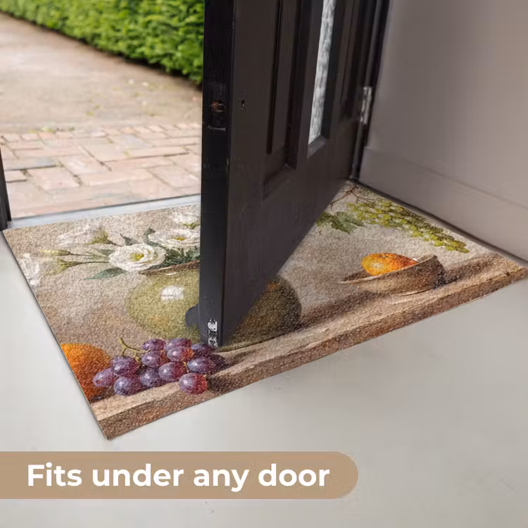 Doormat - Flowers - Fruit - Still Life - Bloemen - Fruit - Stilleven Deurmat klein