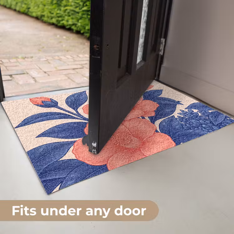 Doormat - Flowers - Leaves - Botanical - Bloemen - Bladeren - Botanisch Deurmat klein