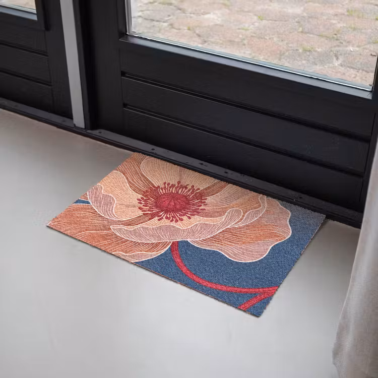 Doormat - Flowers - Modern - Abstract - Bloemen - Modern - Abstract Deurmat klein